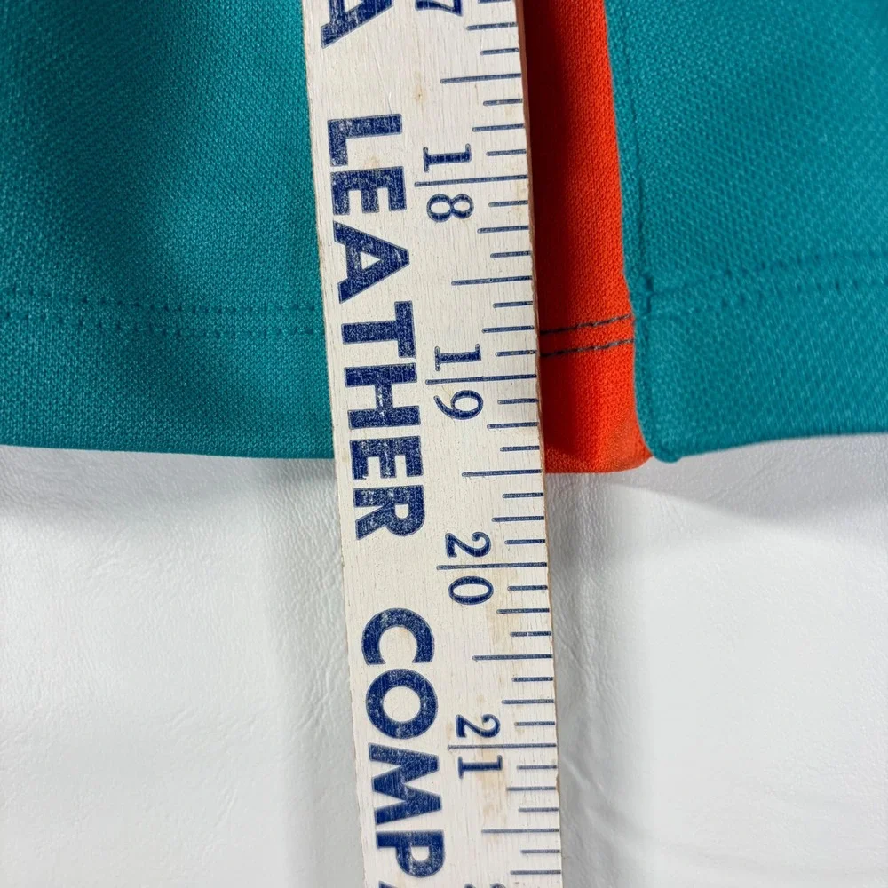 NFL Team Apparel Miami Dolphins Toddler Girls Cheerleader Dress Orange Aqua 4T